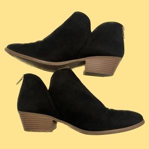 SODA black booties, boots, size 9